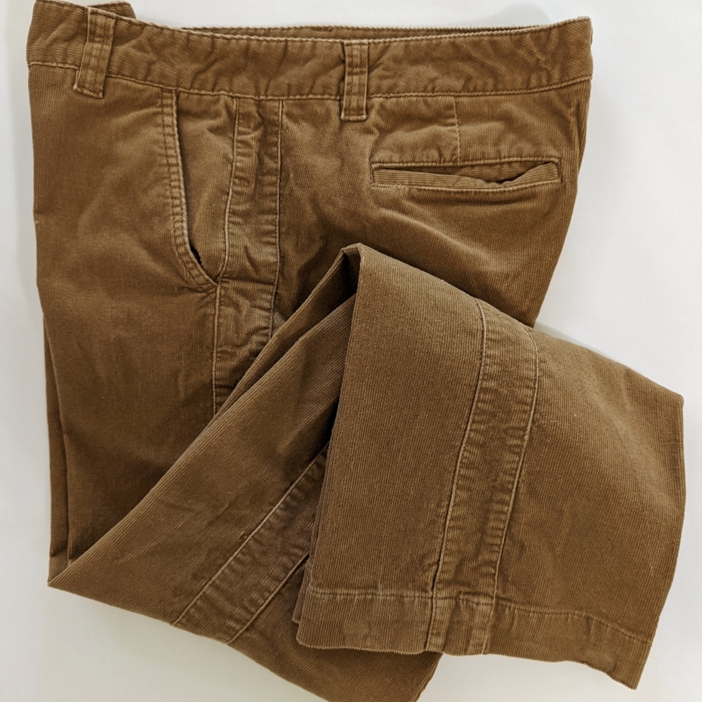 Ladies Old Navy, Low Waist, Rust-Coloured Corduroy Pants, US Sizes 16